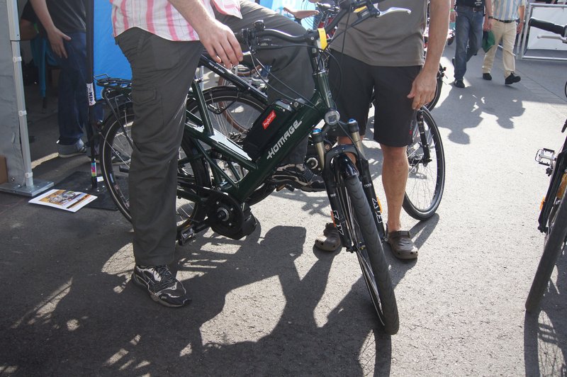 2011 8 31 Eurobike 2 064 R&M Hommage mit schnellem Boschantrieb, Foto: e-Rad Hafen