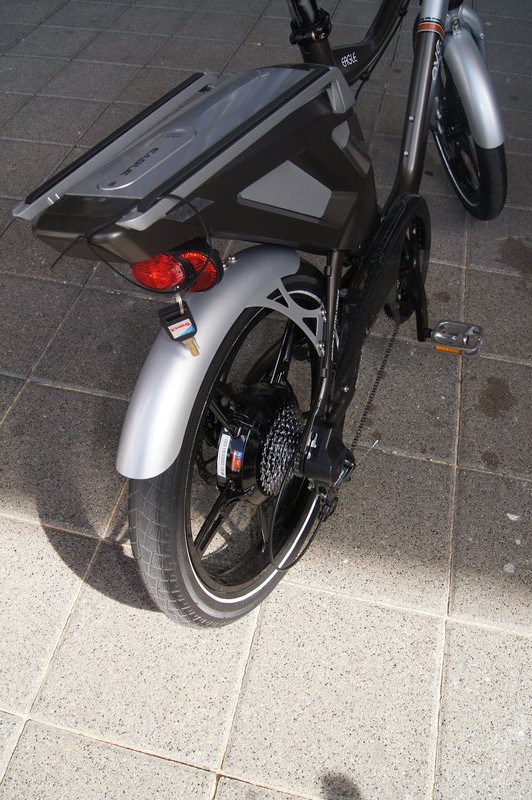 2011 8 31 Eurobike 2 084 TranzX Heckmotor, fährt sich wie der Frontmotor.. Foto: e-Rad Hafen
