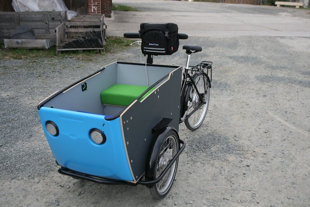 sowas Schönes ein E-Lastenrad, Foto: e-Rad Hafen