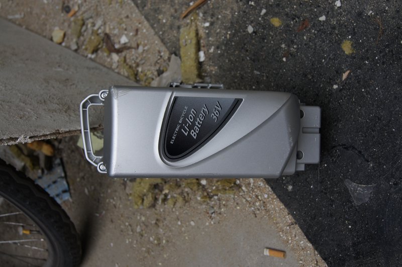 Der Akku 432 Wh bei 12 Ah und 36V, Foto: e-Rad Hafen