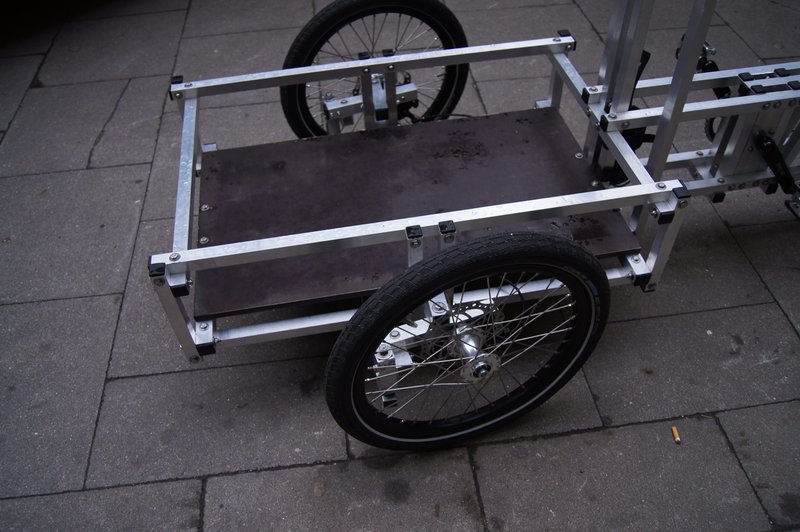 Solide Ladefläche für ca. 100kg, Foto: e-Rad Hafen