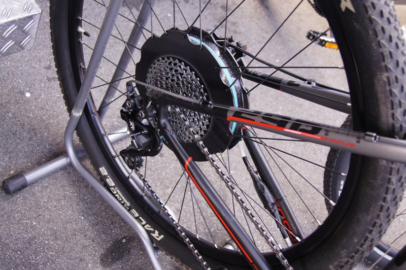 2012 8 Eurobike Focus XION Detail Focus Pedelec mit Xion Antrieb im Detail, Foto: e-Rad Hafe