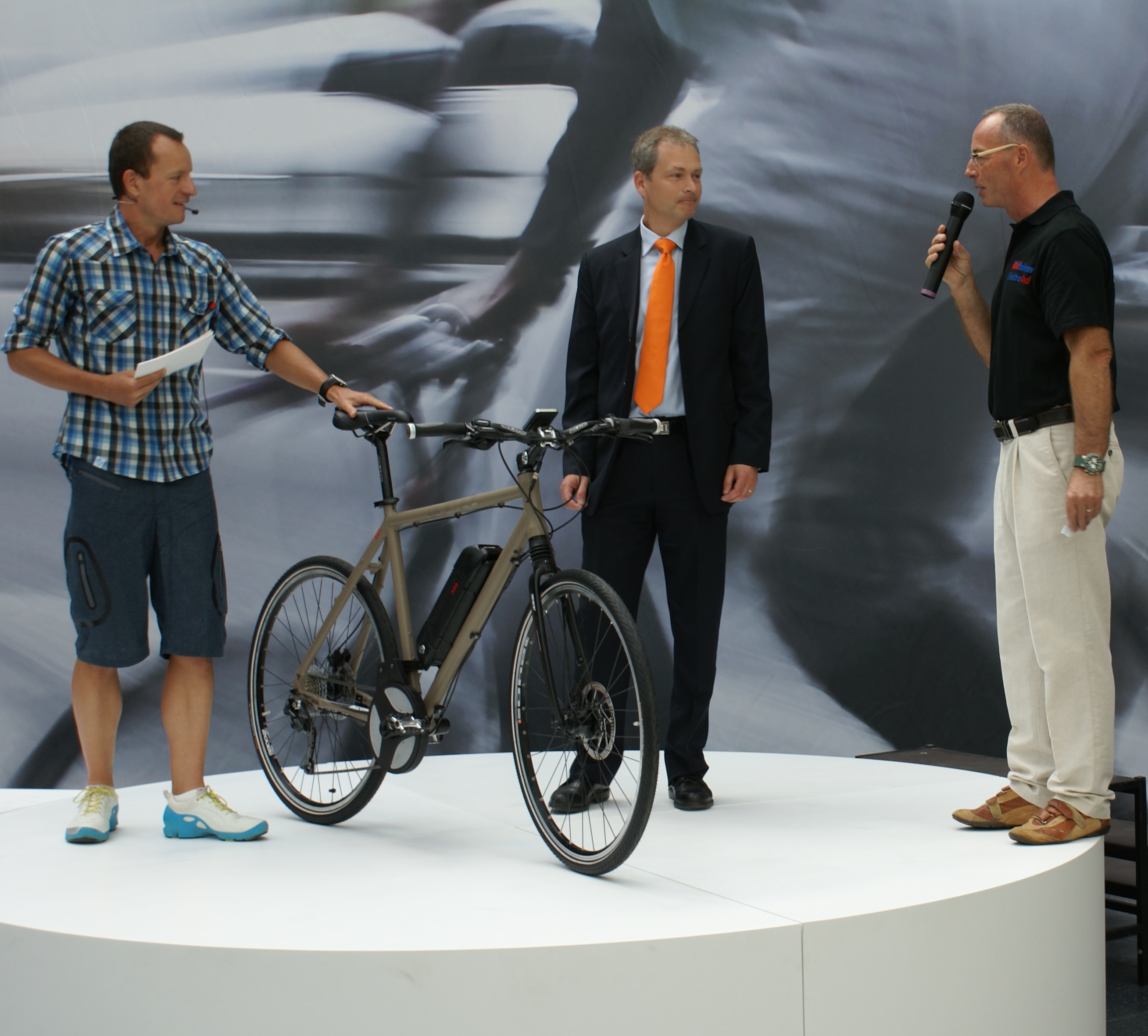 AEG Pressefoto von der Eurobike Pressekonferenz, Foto: AEG